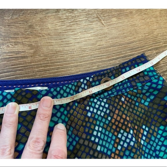 Anthropologie Essential Culotte Cropped Wide Leg Gaucho Snake Snakeskin Fall 4 - Picture 8 of 10